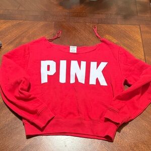 Victoria's Secret PINK Red Sweatshirt